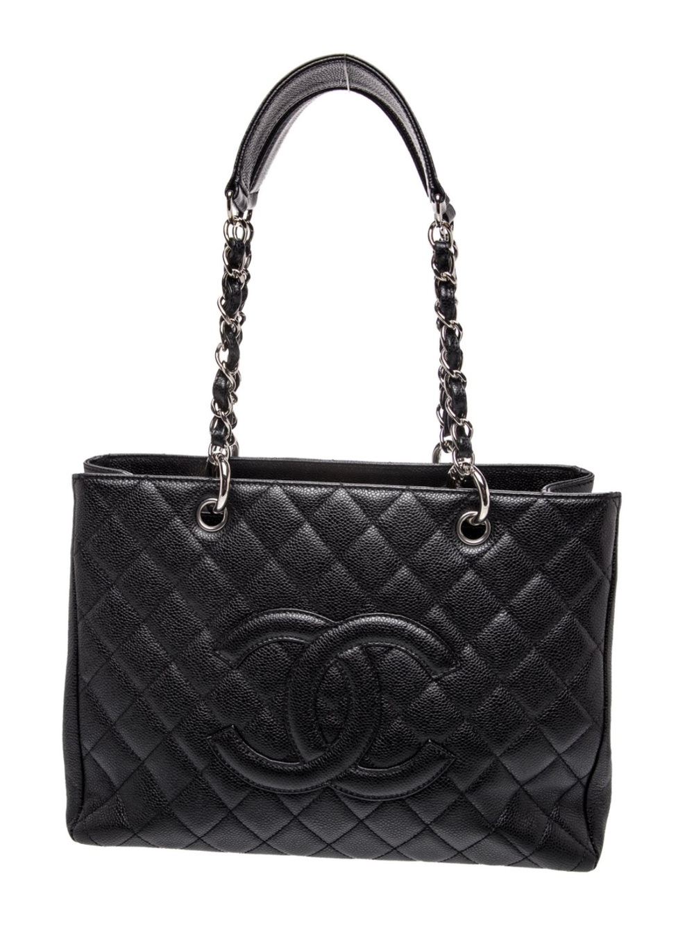 Chanel Grand Shopping Tote Black Caviar Leather